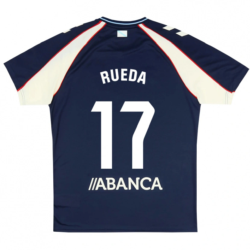 Danxen Homme Maillot Javi Rueda #17 Bleu Royal Rouge Blanc Tenues Extérieur 2026/27 T-Shirt
