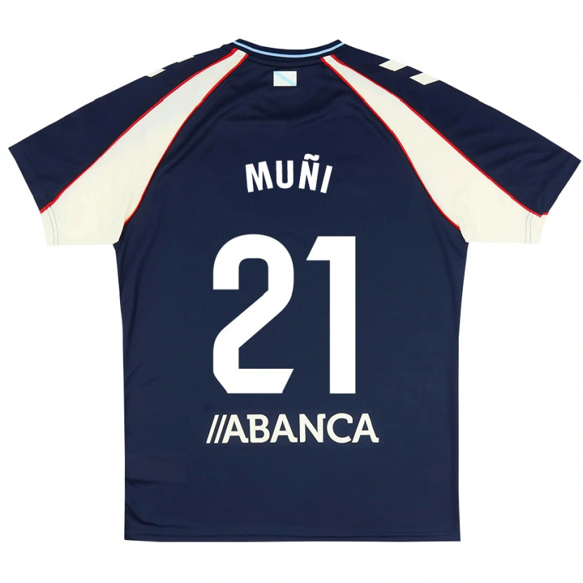Danxen Homme Maillot Sara Álvarez Muñi #21 Bleu Royal Rouge Blanc Tenues Extérieur 2026/27 T-Shirt