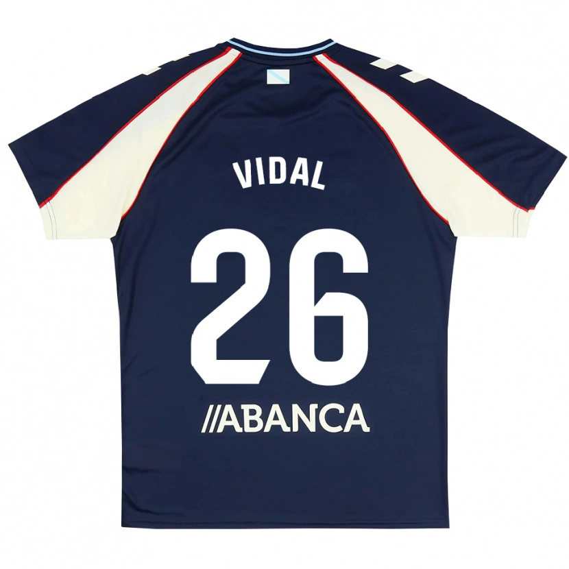 Danxen Homme Maillot Marc Vidal #26 Bleu Royal Rouge Blanc Tenues Extérieur 2026/27 T-Shirt