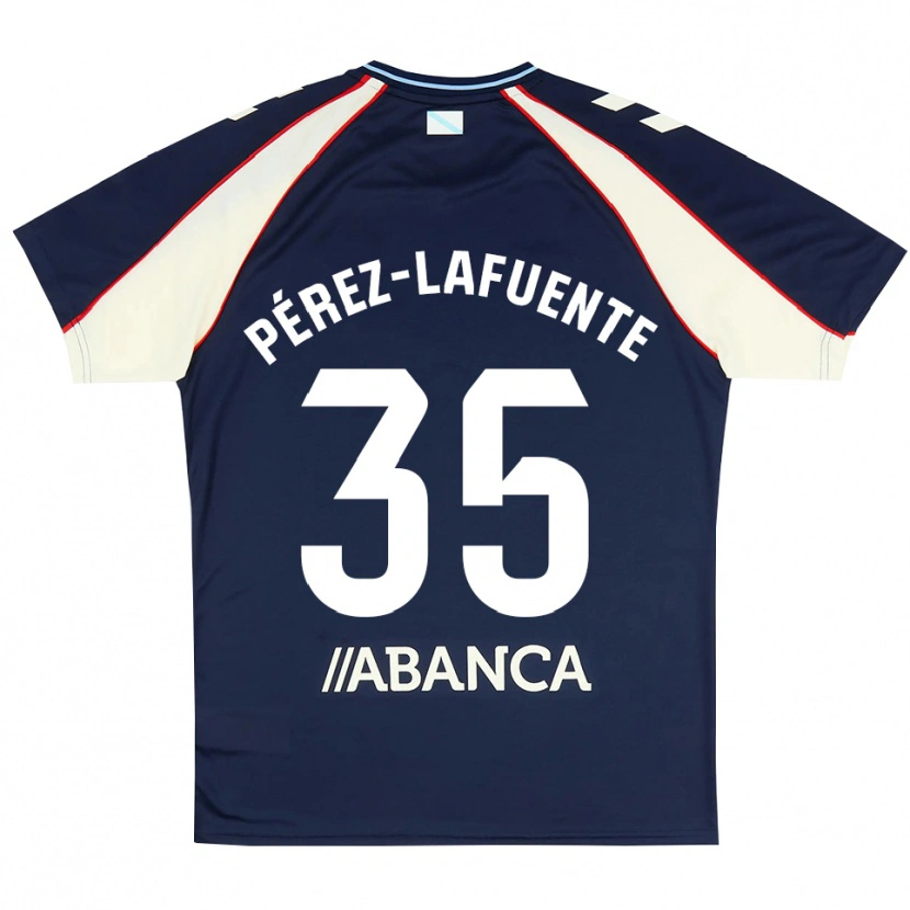 Danxen Homme Maillot Jorge Pérez-Lafuente #35 Bleu Royal Rouge Blanc Tenues Extérieur 2026/27 T-Shirt