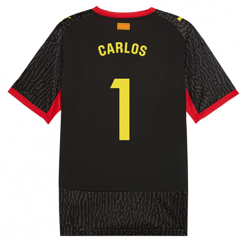 Danxen Homme Maillot Juan Carlos #1 Noir Jaune Rouge Tenues Extérieur 2026/27 T-Shirt