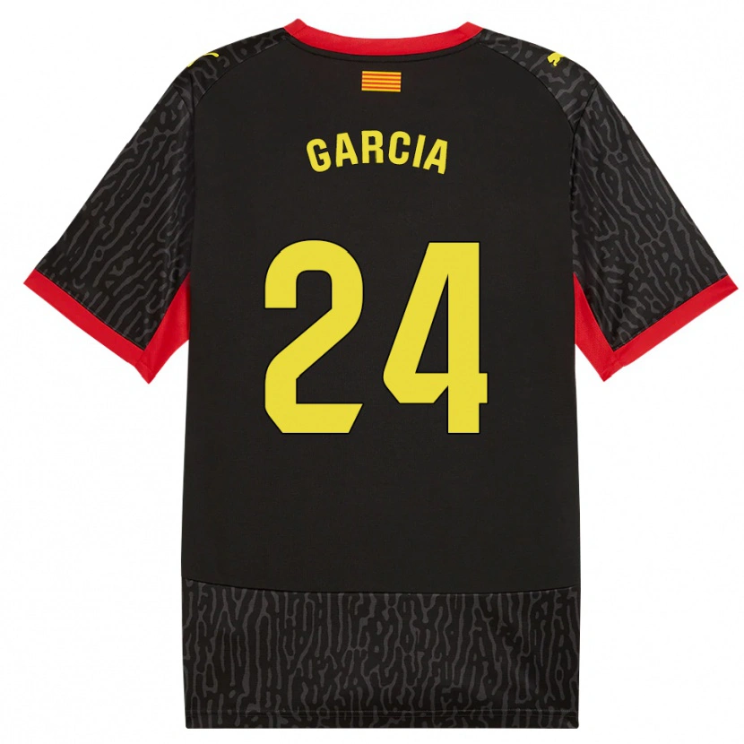 Danxen Homme Maillot Borja García #24 Noir Jaune Rouge Tenues Extérieur 2026/27 T-Shirt