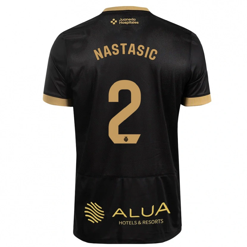 Danxen Homme Maillot Matija Nastasic #2 Noir Brun De Sable Bois De Cerf Tenues Extérieur 2026/27 T-Shirt