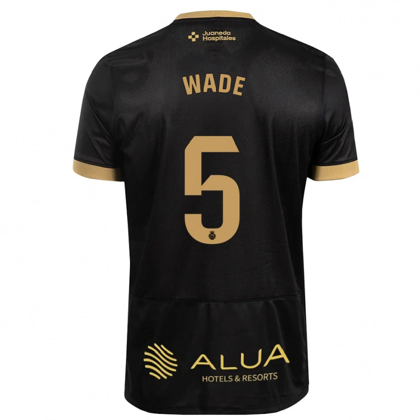 Danxen Homme Maillot Sebas Wade #5 Noir Brun De Sable Bois De Cerf Tenues Extérieur 2026/27 T-Shirt