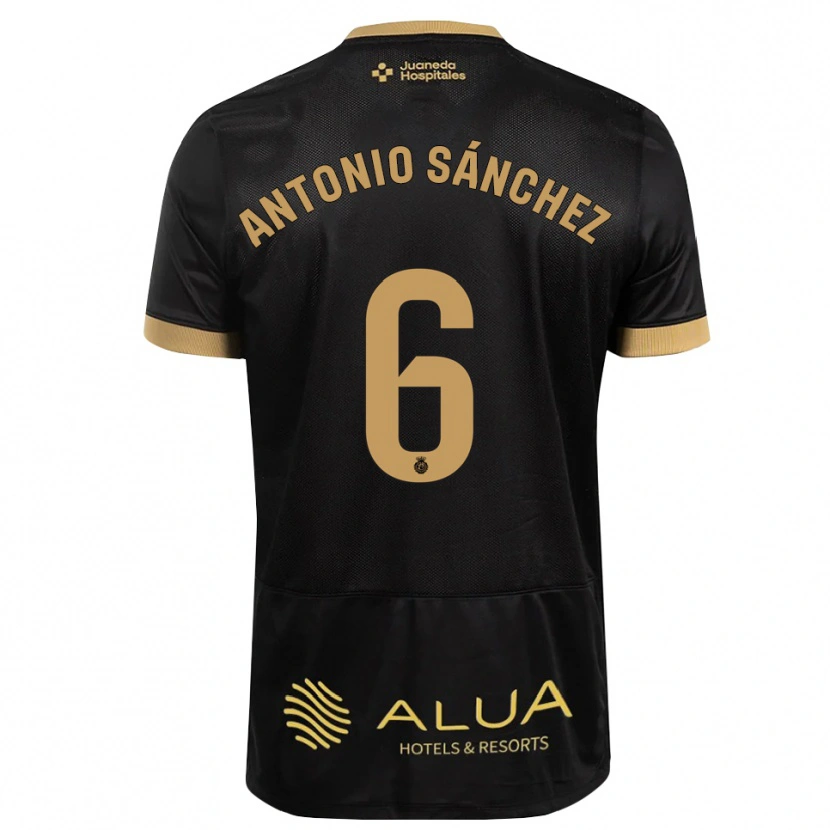 Danxen Homme Maillot Antonio Sánchez #6 Noir Brun De Sable Bois De Cerf Tenues Extérieur 2026/27 T-Shirt