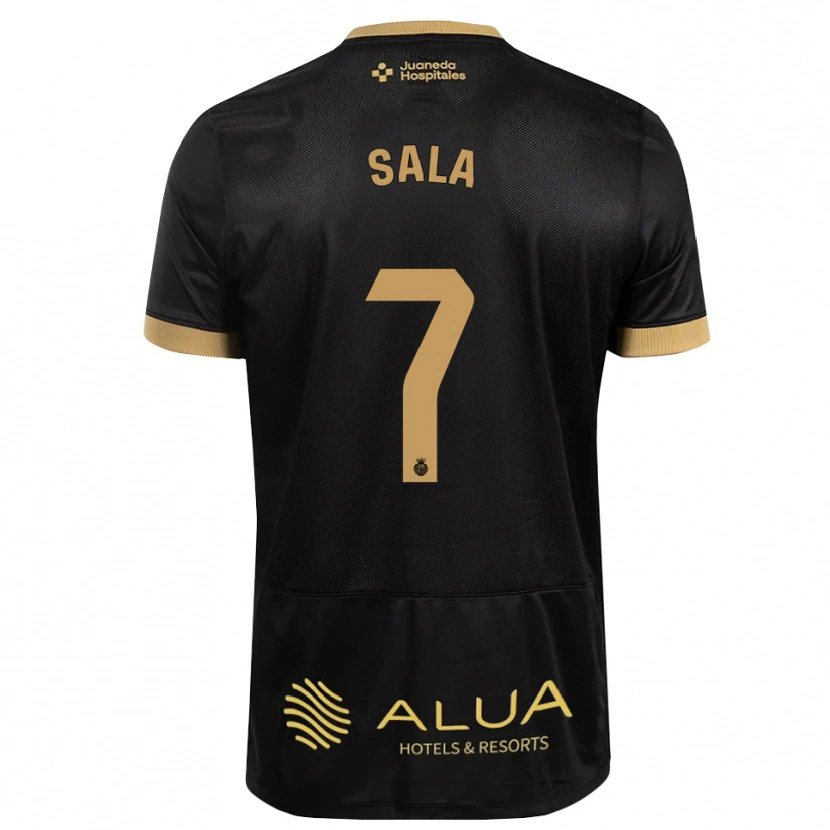 Danxen Homme Maillot Álex Sala #7 Noir Brun De Sable Bois De Cerf Tenues Extérieur 2026/27 T-Shirt
