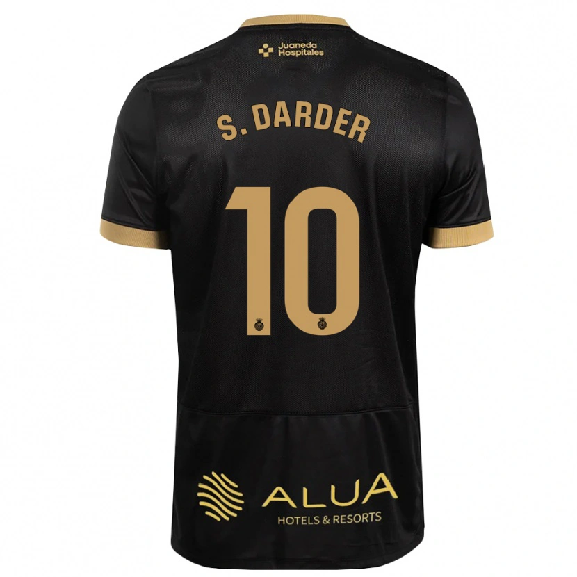 Danxen Homme Maillot Sergi Darder #10 Noir Brun De Sable Bois De Cerf Tenues Extérieur 2026/27 T-Shirt