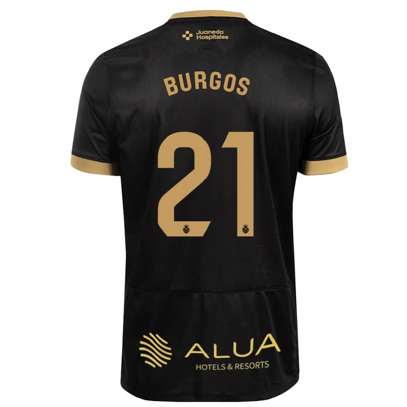 Danxen Homme Maillot Hugo Burgos #21 Noir Brun De Sable Bois De Cerf Tenues Extérieur 2026/27 T-Shirt