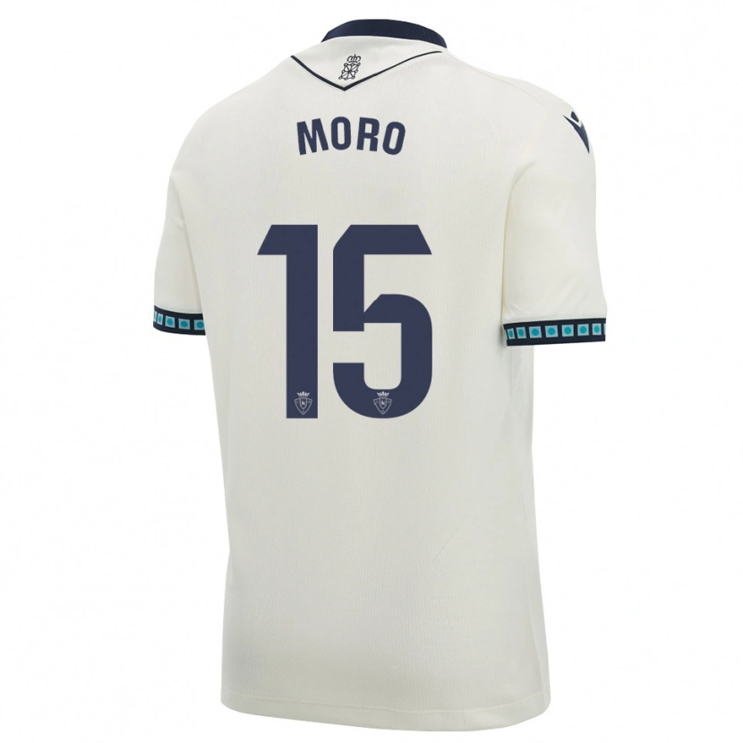 Danxen Homme Maillot Raúl Moro #15 Blanc Noir Bleu Ciel Clair Tenues Extérieur 2026/27 T-Shirt