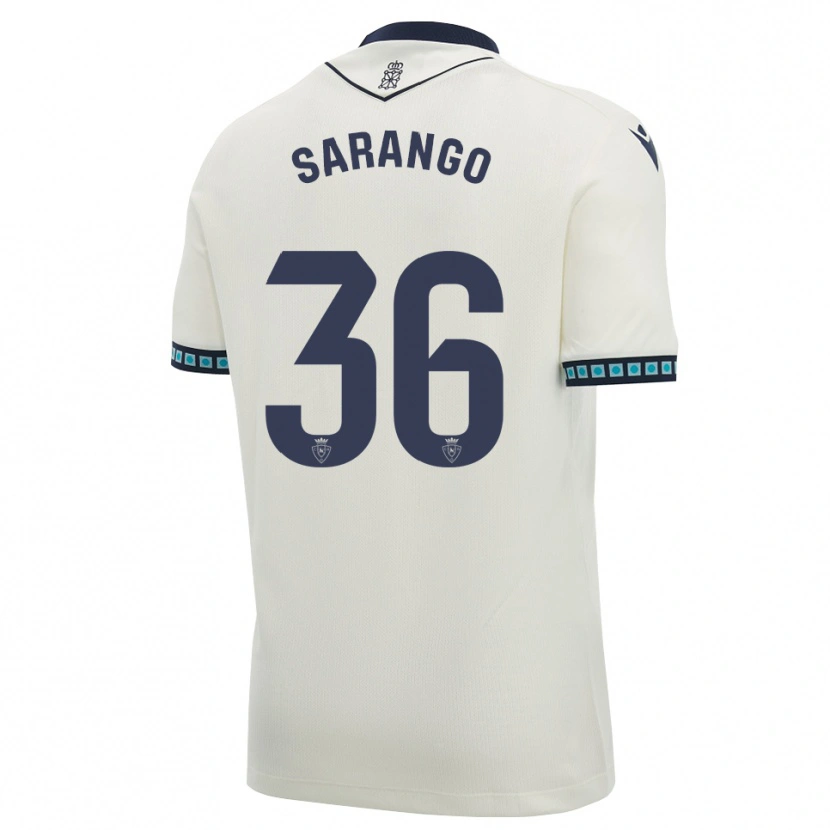 Danxen Homme Maillot Kepa Sarango #36 Blanc Noir Bleu Ciel Clair Tenues Extérieur 2026/27 T-Shirt