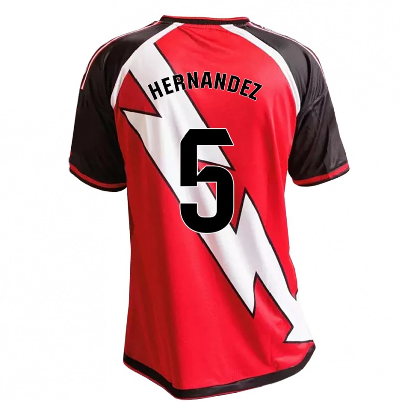 Danxen Homme Maillot Aridane Hernández #5 Rouge Noir Blanc Tenues Extérieur 2026/27 T-Shirt