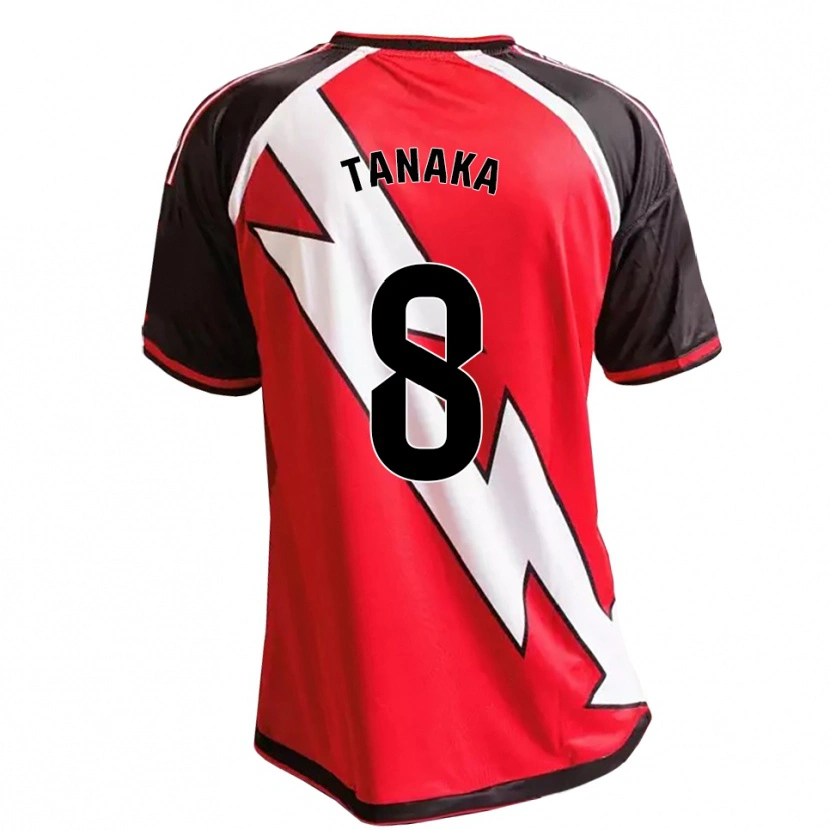 Danxen Homme Maillot Yoko Tanaka #8 Rouge Noir Blanc Tenues Extérieur 2026/27 T-Shirt