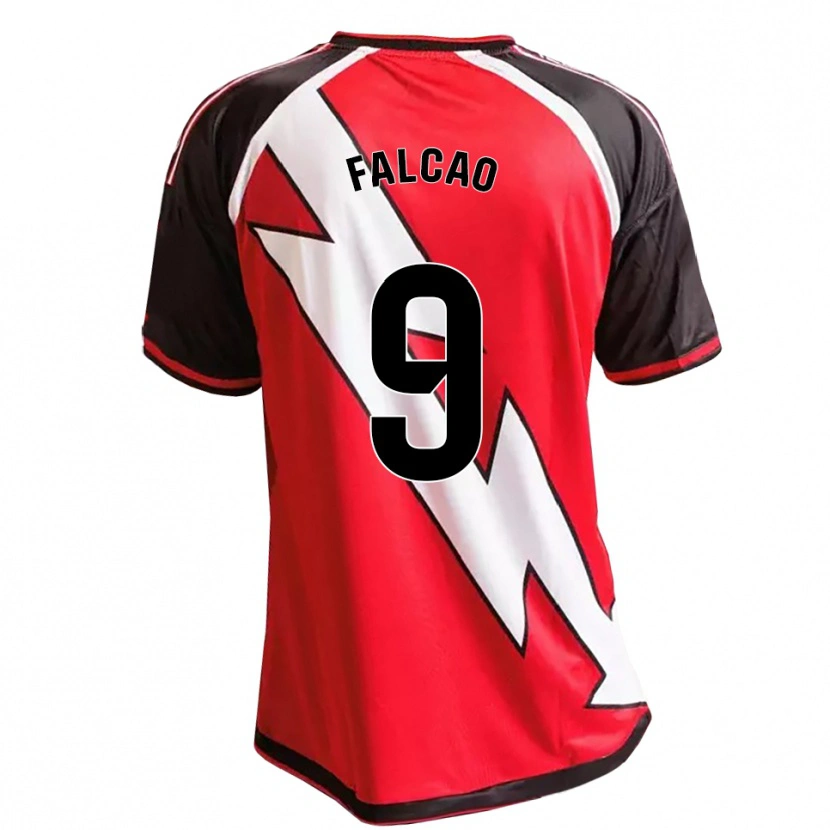 Danxen Homme Maillot Radamel Falcao #9 Rouge Noir Blanc Tenues Extérieur 2026/27 T-Shirt