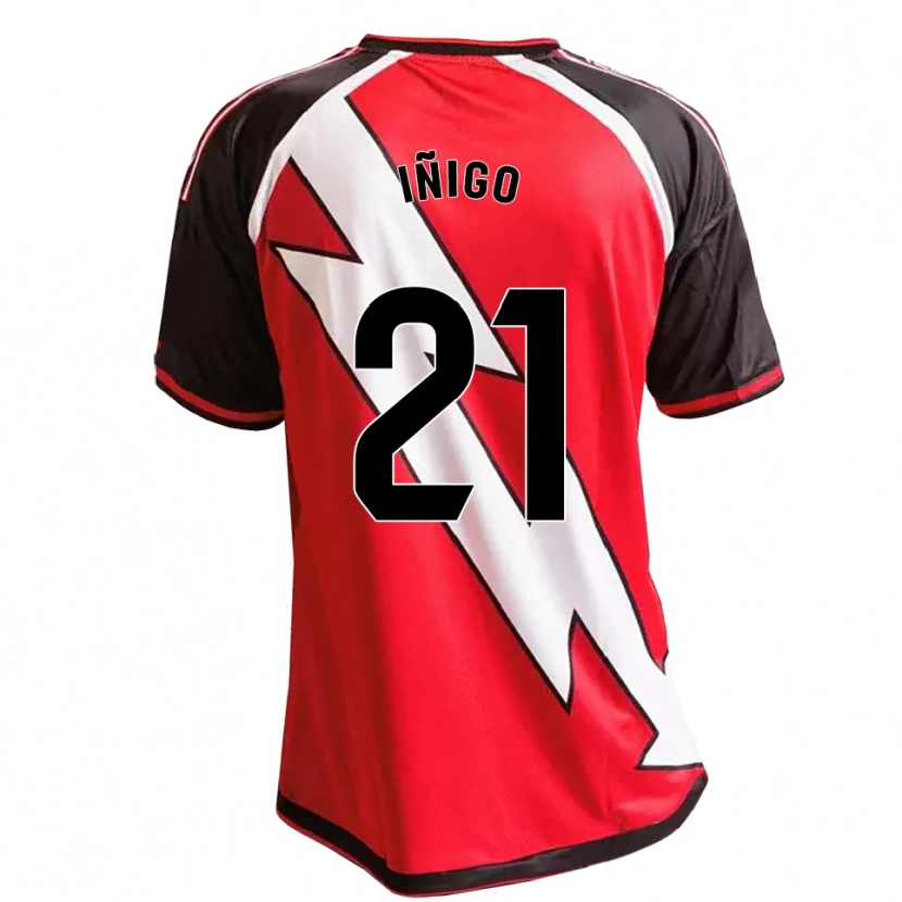 Danxen Homme Maillot Iván Iñigo #21 Rouge Noir Blanc Tenues Extérieur 2026/27 T-Shirt