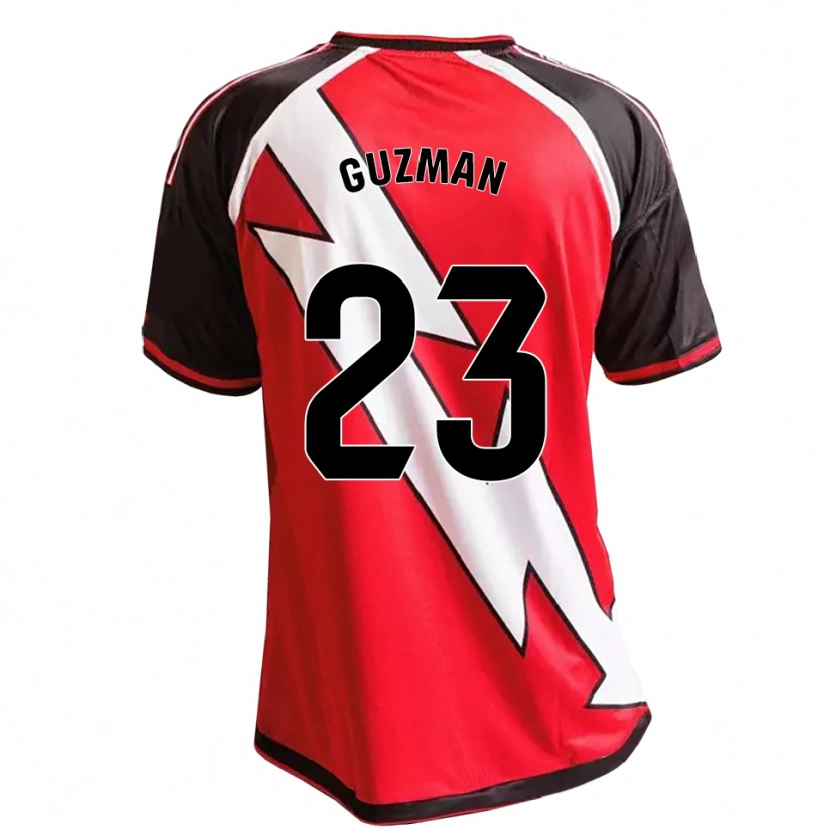Danxen Homme Maillot Miguel Guzmán #23 Rouge Noir Blanc Tenues Extérieur 2026/27 T-Shirt