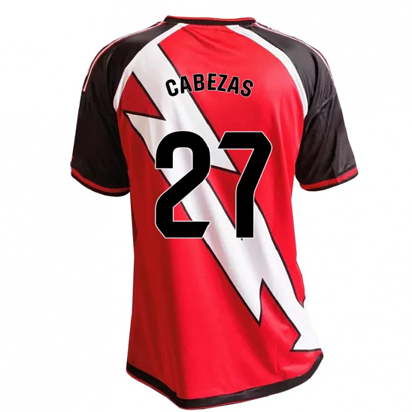 Danxen Homme Maillot Claudia María Cabezas #27 Rouge Noir Blanc Tenues Extérieur 2026/27 T-Shirt