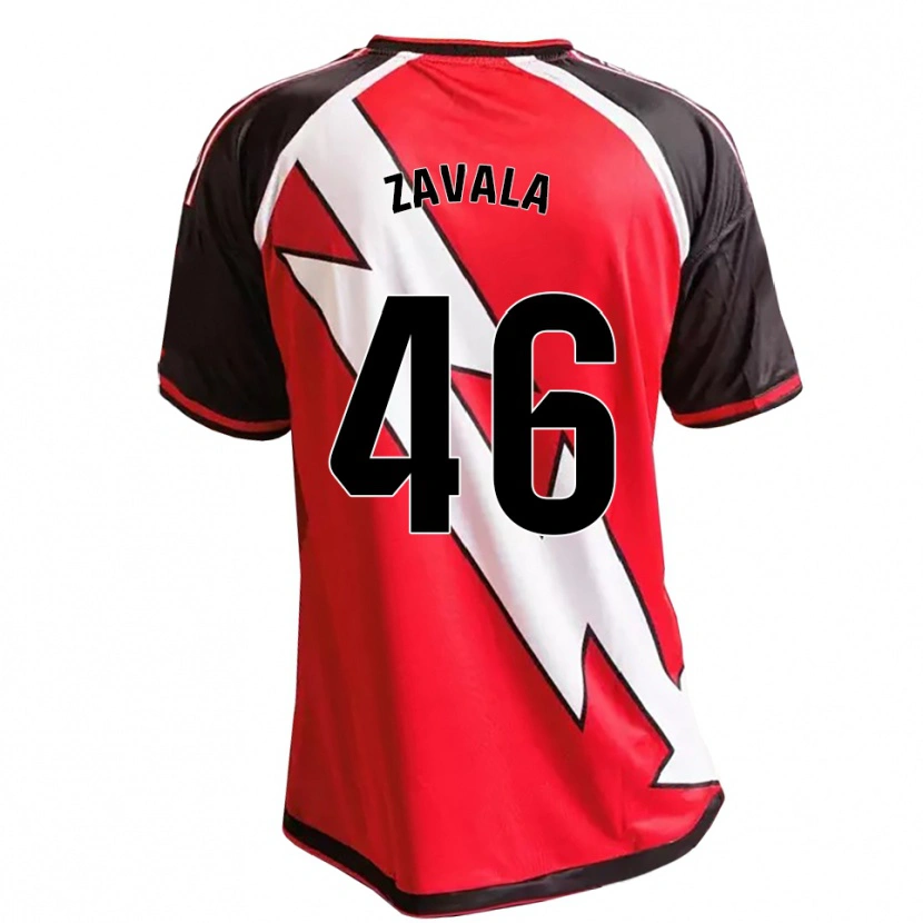 Danxen Homme Maillot Andrés Zavala #46 Rouge Noir Blanc Tenues Extérieur 2026/27 T-Shirt