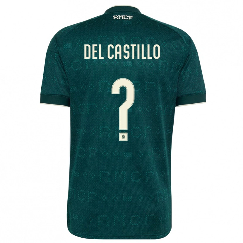 Danxen Homme Maillot Mauro Del Castillo #0 Gris Ardoise Foncé Blanc Tenues Extérieur 2026/27 T-Shirt