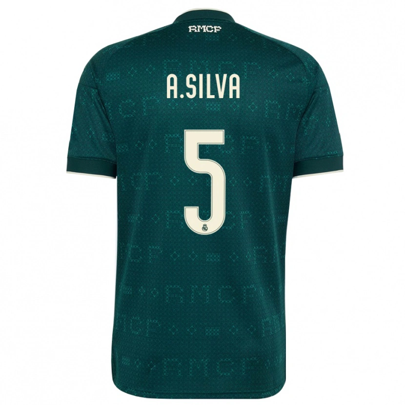 Danxen Homme Maillot Antonia Silva #5 Gris Ardoise Foncé Blanc Tenues Extérieur 2026/27 T-Shirt