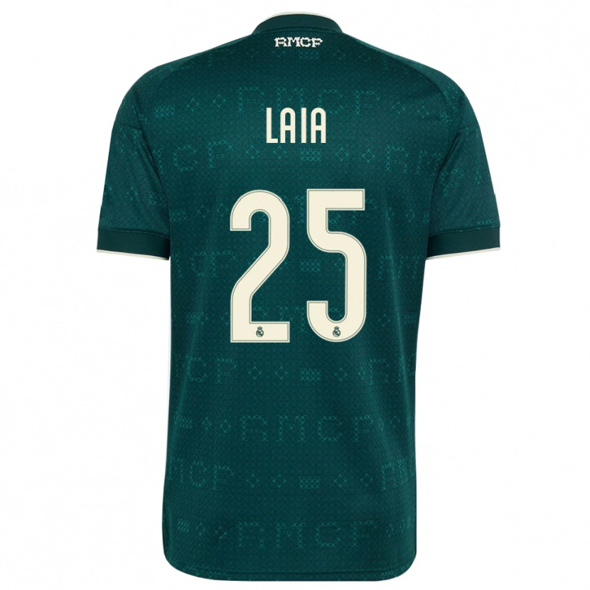 Danxen Homme Maillot Laia López De La Morena #25 Gris Ardoise Foncé Blanc Tenues Extérieur 2026/27 T-Shirt