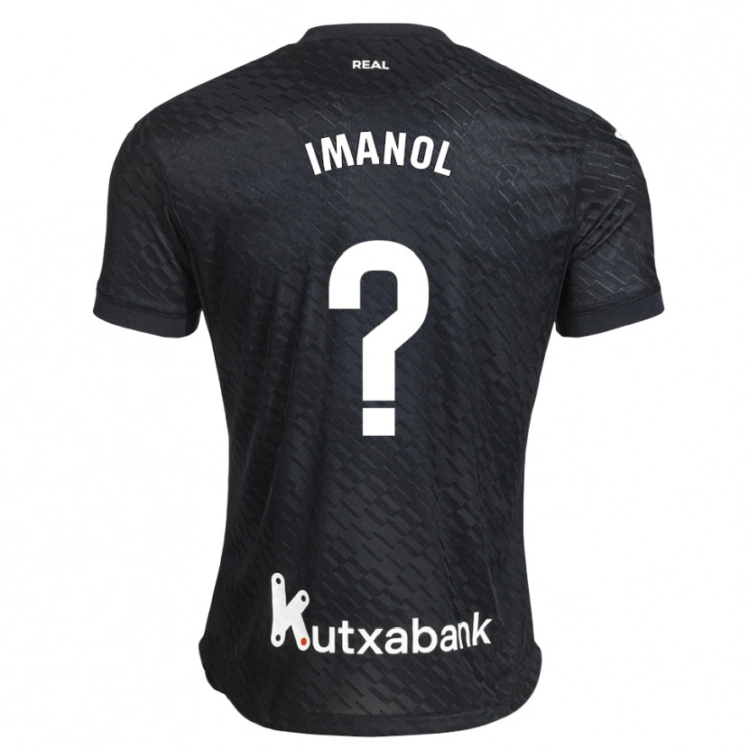 Danxen Homme Maillot Imanol #0 Noir Blanc Tenues Extérieur 2026/27 T-Shirt