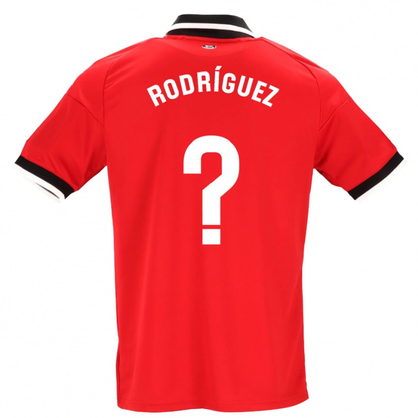 Danxen Homme Maillot René Rodríguez #0 Noir Blanc Rouge Tenues Extérieur 2026/27 T-Shirt