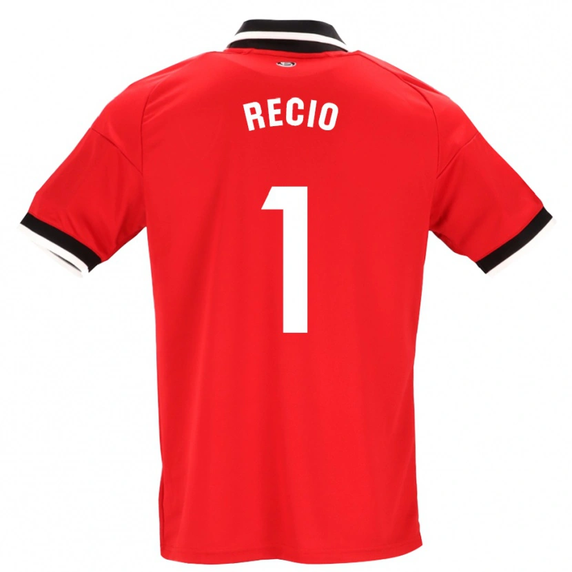 Danxen Homme Maillot Sergio Recio #1 Noir Blanc Rouge Tenues Extérieur 2026/27 T-Shirt