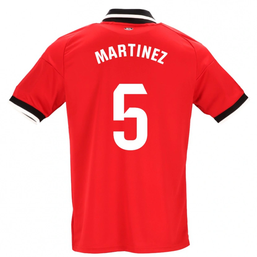 Danxen Homme Maillot Sergio Martínez #5 Noir Blanc Rouge Tenues Extérieur 2026/27 T-Shirt