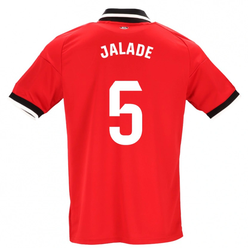 Danxen Homme Maillot Robert Jalade #5 Noir Blanc Rouge Tenues Extérieur 2026/27 T-Shirt