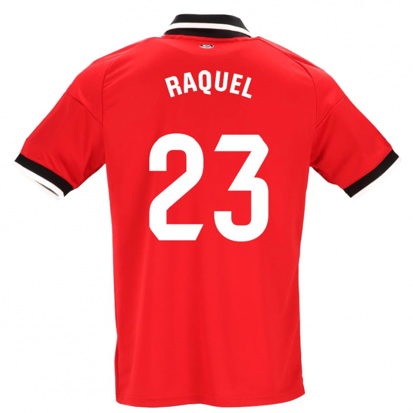 Danxen Homme Maillot Raquel Morcillo #23 Noir Blanc Rouge Tenues Extérieur 2026/27 T-Shirt