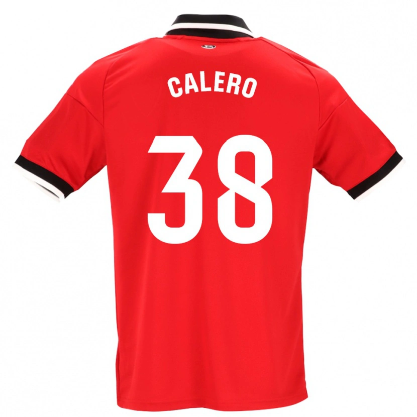Danxen Homme Maillot Josema Calero #38 Noir Blanc Rouge Tenues Extérieur 2026/27 T-Shirt