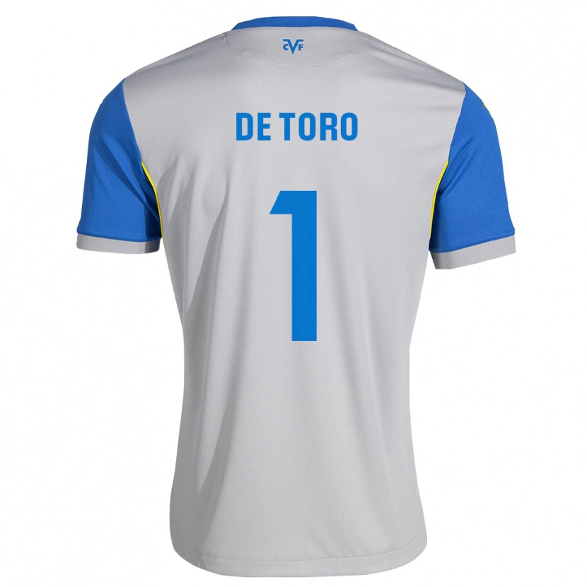 Danxen Homme Maillot Elena De Toro #1 Bleu Dodger Gris Tenues Extérieur 2026/27 T-Shirt
