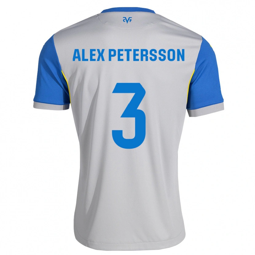 Danxen Homme Maillot Max Petersson #3 Bleu Dodger Gris Tenues Extérieur 2026/27 T-Shirt