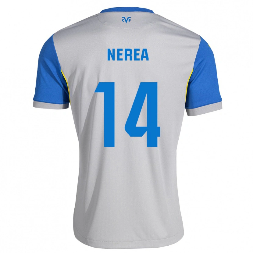 Danxen Homme Maillot Nerea Pérez #14 Bleu Dodger Gris Tenues Extérieur 2026/27 T-Shirt