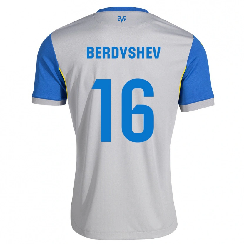 Danxen Homme Maillot Tikhon Berdyshev #16 Bleu Dodger Gris Tenues Extérieur 2026/27 T-Shirt