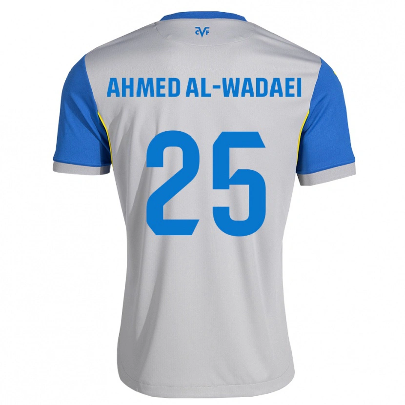 Danxen Homme Maillot Sayed Ahmed Al-Wadaei #25 Bleu Dodger Gris Tenues Extérieur 2026/27 T-Shirt