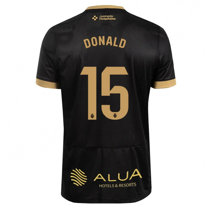 Danxen Homme Maillot John Donald #15 Noir Brun De Sable Bois De Cerf Tenues Extérieur 2026/27 T-Shirt