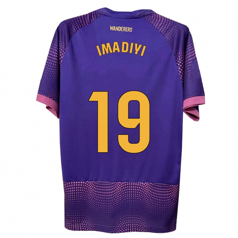 Danxen Homme Maillot Ceri Imadiyi #19 Violet Blanc Rose Tenues Extérieur 2026/27 T-Shirt