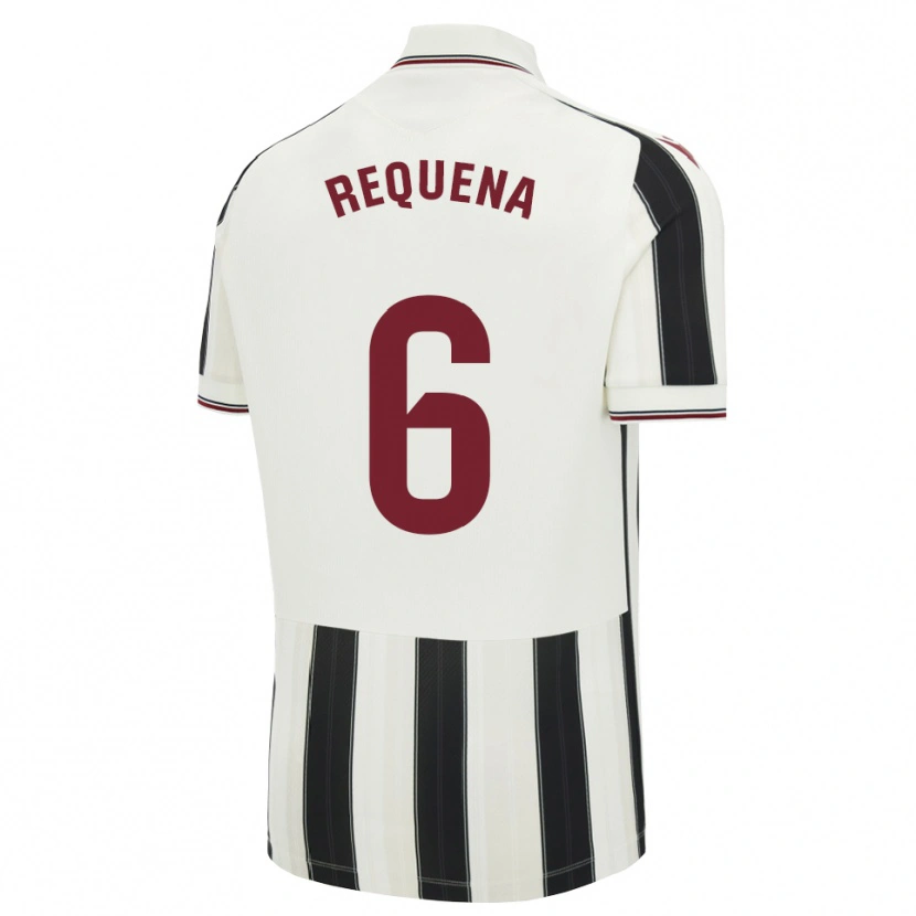 Danxen Homme Maillot Dani Requena #6 Noir Blanc Rouge Tenues Extérieur 2026/27 T-Shirt
