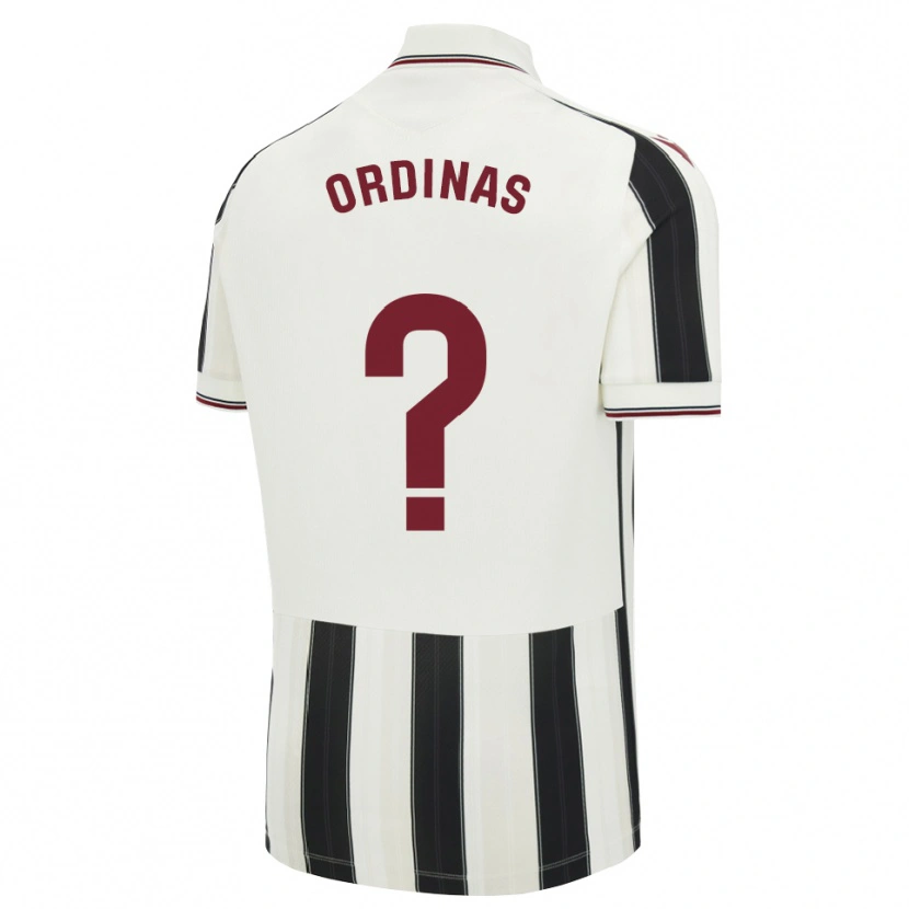 Danxen Homme Maillot Matías Ordinas #0 Noir Blanc Rouge Tenues Extérieur 2026/27 T-Shirt