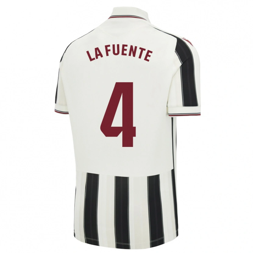 Danxen Homme Maillot Adrián Dela #4 Noir Blanc Rouge Tenues Extérieur 2026/27 T-Shirt
