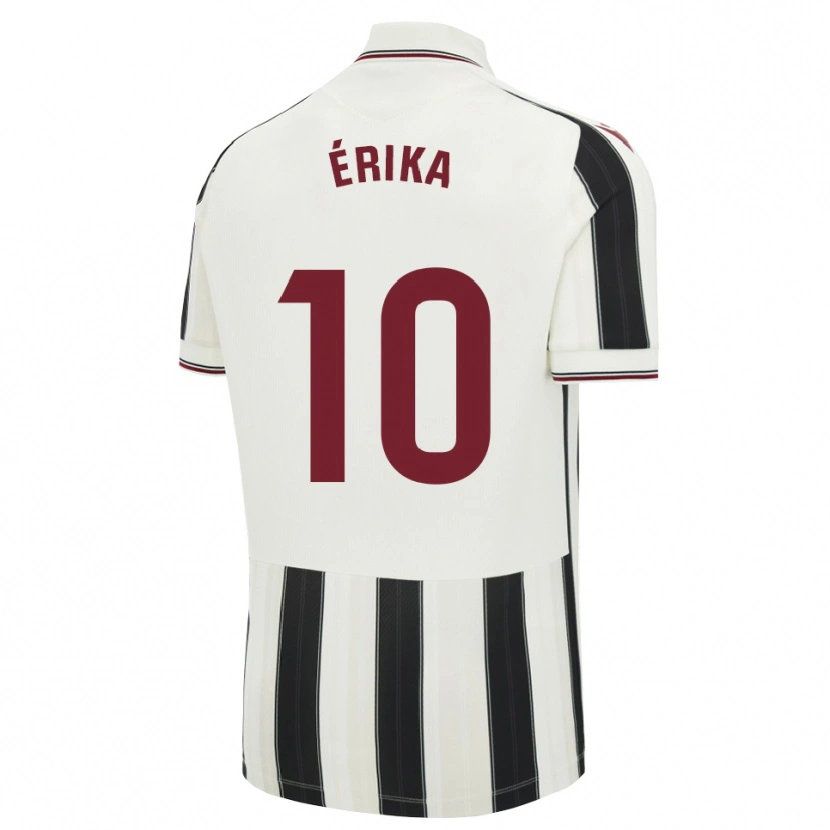 Danxen Homme Maillot Érika González #10 Noir Blanc Rouge Tenues Extérieur 2026/27 T-Shirt