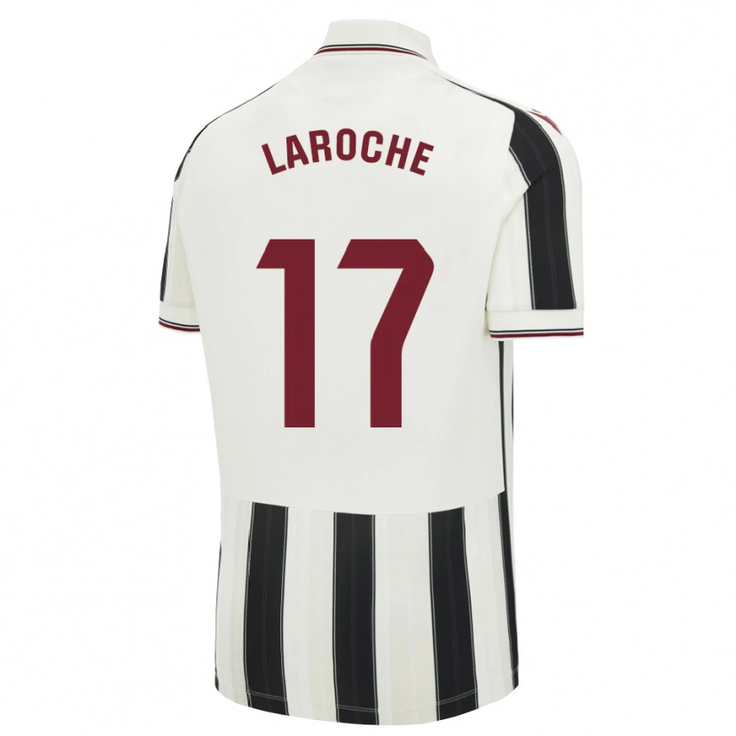 Danxen Homme Maillot Xavier Laroche #17 Noir Blanc Rouge Tenues Extérieur 2026/27 T-Shirt