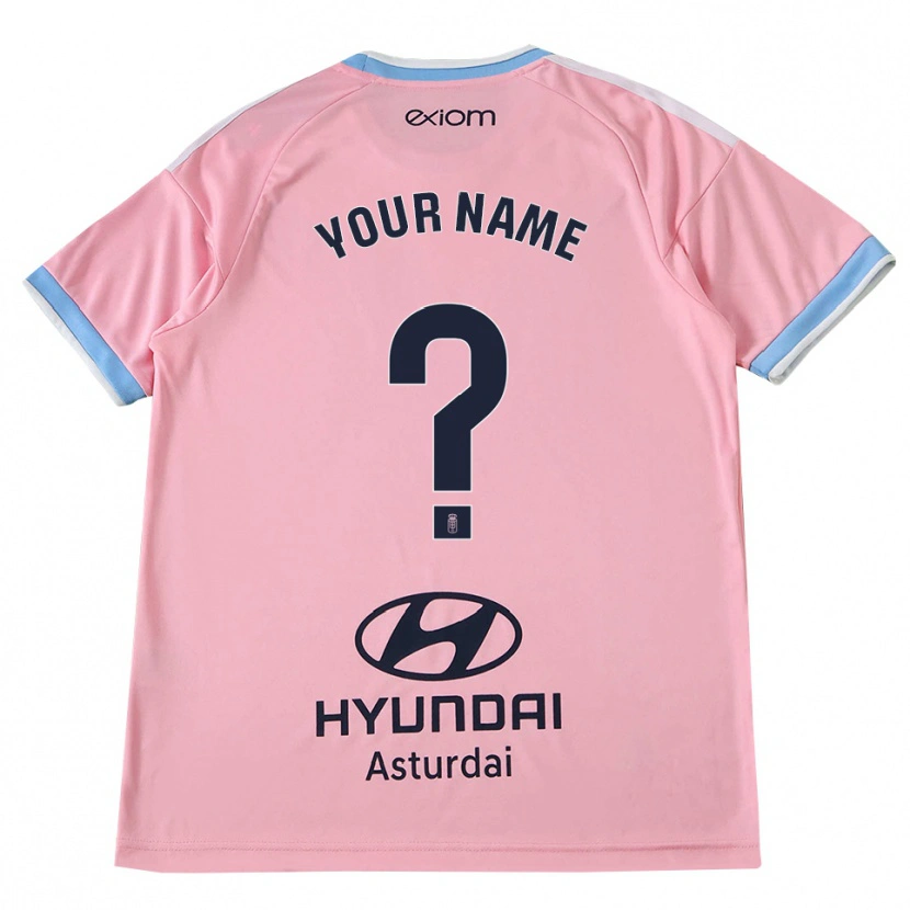 Danxen Homme Maillot Votre Nom #0 Bleu Barbeau Rose Tenues Extérieur 2026/27 T-Shirt