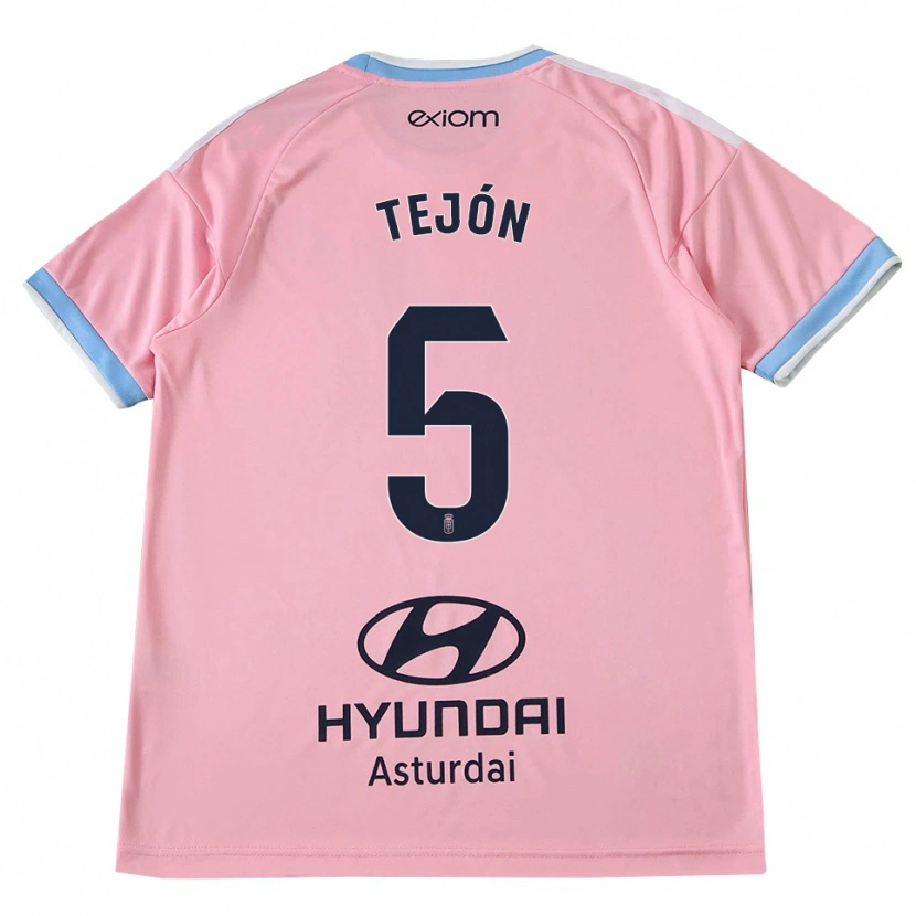 Danxen Homme Maillot Diego Tejón #5 Bleu Barbeau Rose Tenues Extérieur 2026/27 T-Shirt