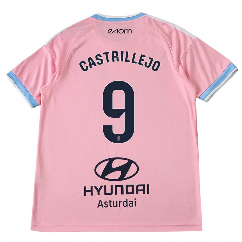 Danxen Homme Maillot Guillermo Castrillejo #9 Bleu Barbeau Rose Tenues Extérieur 2026/27 T-Shirt