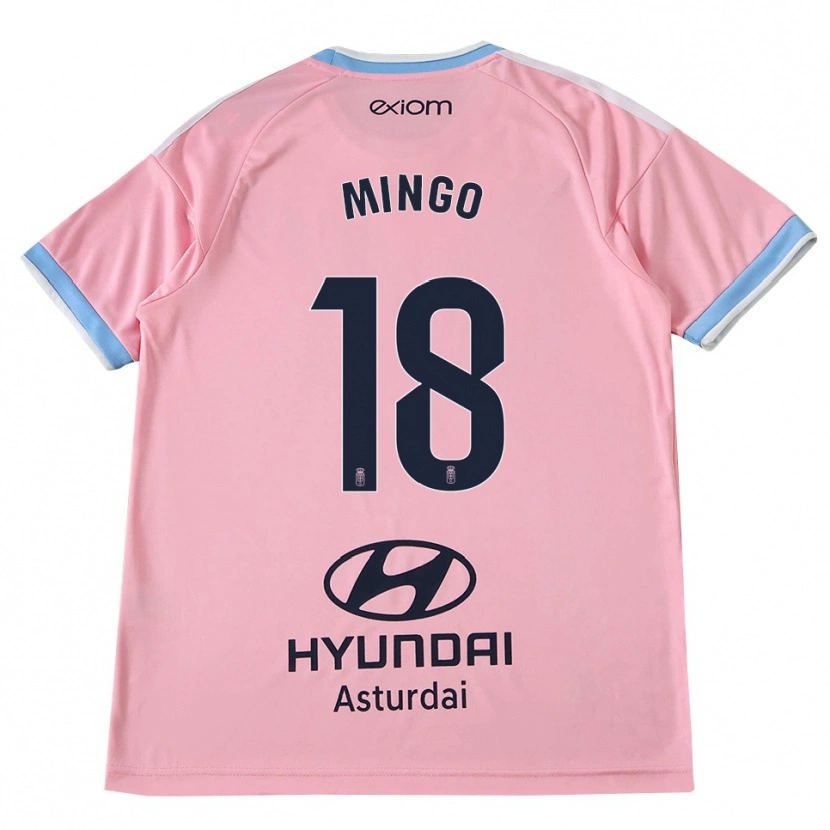 Danxen Homme Maillot Víctor Mingo #18 Bleu Barbeau Rose Tenues Extérieur 2026/27 T-Shirt