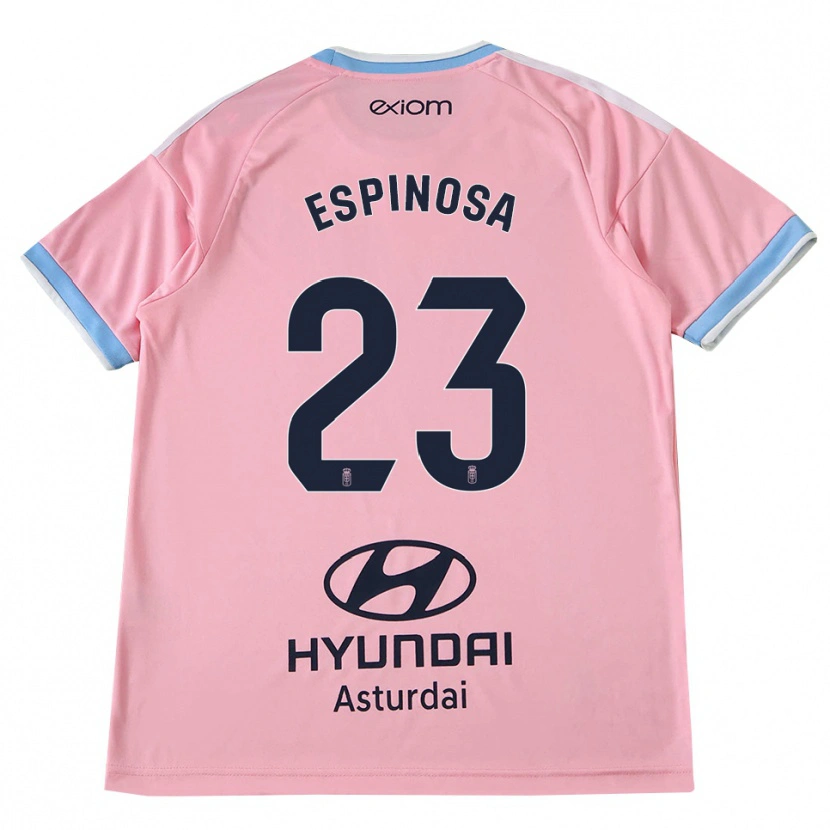 Danxen Homme Maillot Diego Espinosa #23 Bleu Barbeau Rose Tenues Extérieur 2026/27 T-Shirt