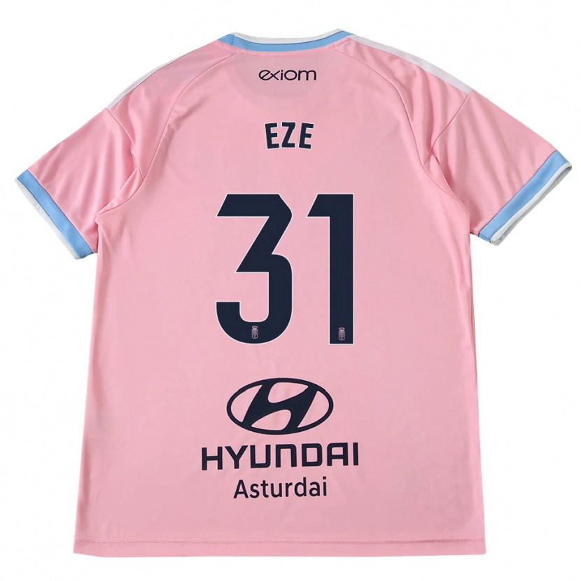 Danxen Homme Maillot Chukwuma Eze #31 Bleu Barbeau Rose Tenues Extérieur 2026/27 T-Shirt