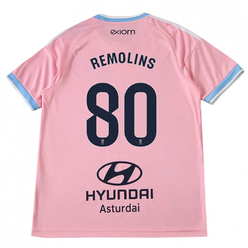 Danxen Homme Maillot Ot Remolins #80 Bleu Barbeau Rose Tenues Extérieur 2026/27 T-Shirt